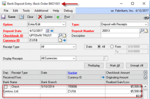 Banking Enhancements